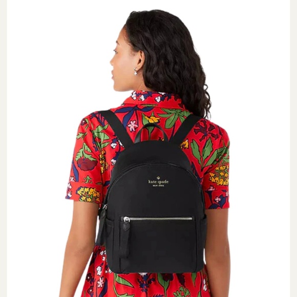 Kate Spade Chelsea Nylon
Medium Backpack Black main image 9